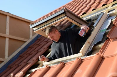 Pose de fenêtres de toit Velux au Bernard